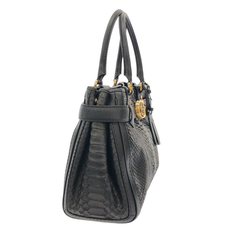 Gucci Gg Running Tote Bag Black Python - image 2